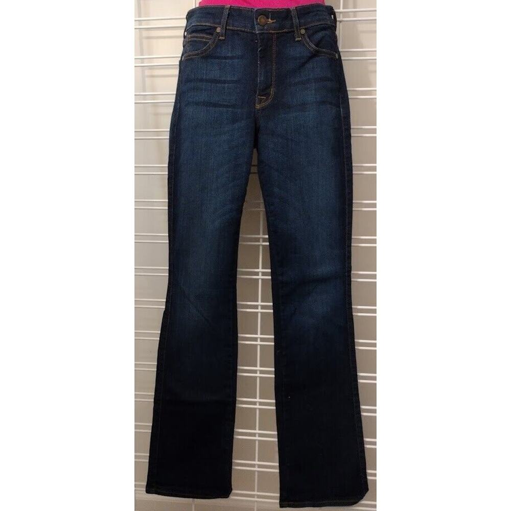 CJ by Cookie Johnson Dark Bootcut Jeans, Mid Rise, Sz 26, 33" Inseam